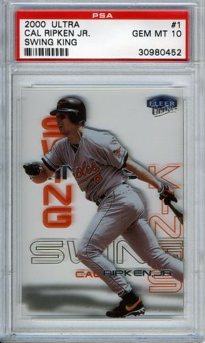 2000 Ultra Swing Kings #1 Cal Ripken PSA 10 #30980452