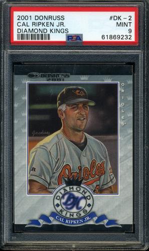 2001 Donruss Diamond Kings #DK2 Cal Ripken PSA 9 #61869232