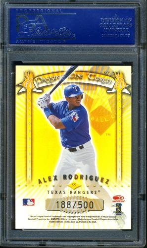 2001 Donruss Elite Passing the Torch #PT20 C.Ripken/A.Rodriguez PSA 10 #16068834 - Back