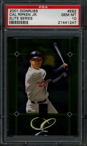 2001 Donruss Elite Series #ES2 Cal Ripken PSA 10 #21441247