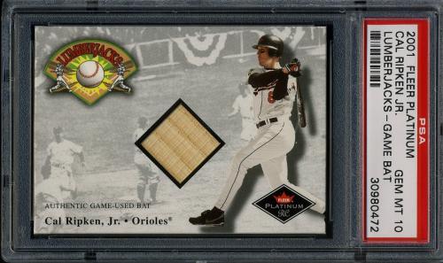 2001 Fleer Platinum Lumberjacks Cal Ripken PSA 10 #30980472