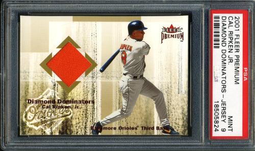 2001 Fleer Premium Diamond Dominators #DD9 Cal Ripken PSA 9 #18505824
