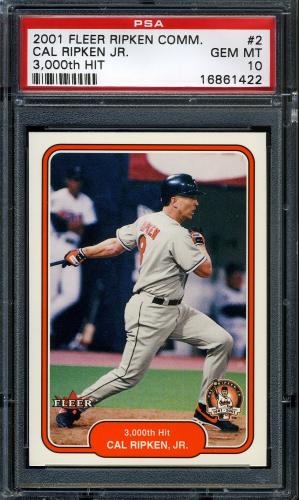 2001 Fleer Ripken Commemorative 50000 #02 Cal Ripken Jr. PSA 10 #16861422