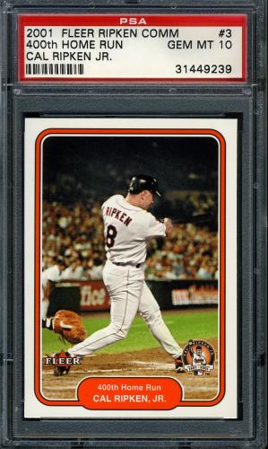 2001 Fleer Ripken Commemorative 50000 #03 Cal Ripken Jr. PSA 10 #31449239
