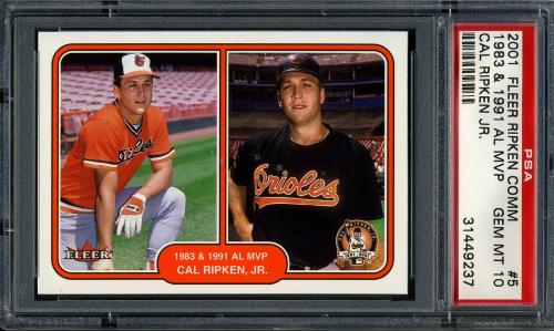 2001 Fleer Ripken Commemorative 50000 #05 Cal Ripken Jr. PSA 10 #31449237