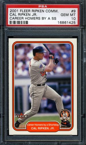 2001 Fleer Ripken Commemorative 50000 #09 Cal Ripken Jr. PSA 10 #16861425