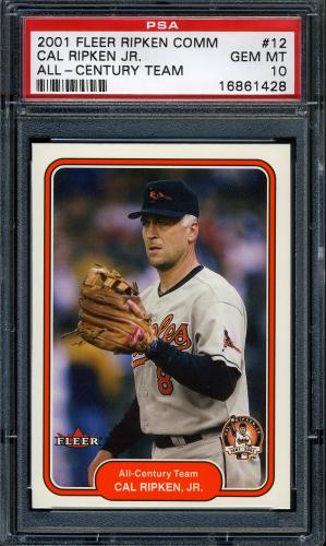 2001 Fleer Ripken Commemorative 50000 #12 Cal Ripken Jr. PSA 10 #16861428