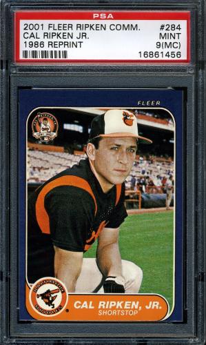 2001 Fleer Ripken Commemorative 50000 #45 Cal Ripken Jr. PSA 9 (MC) #16861456