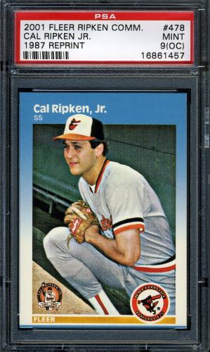 2001 Fleer Ripken Commemorative 50000 #46 Cal Ripken Jr. PSA 9 (OC) #16861457