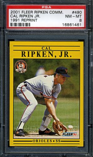 2001 Fleer Ripken Commemorative 50000 #50 Cal Ripken Jr. PSA 8 #16861461