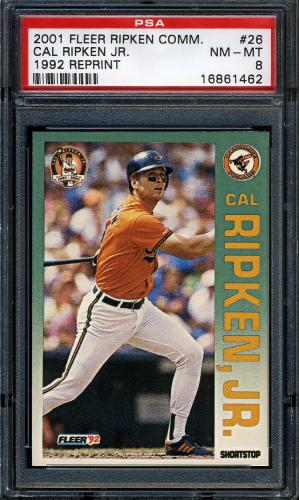 2001 Fleer Ripken Commemorative 50000 #51 Cal Ripken Jr. PSA 8 #16861462