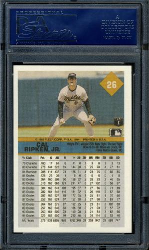 2001 Fleer Ripken Commemorative 50000 #51 Cal Ripken Jr. PSA 8 #16861462 - Back
