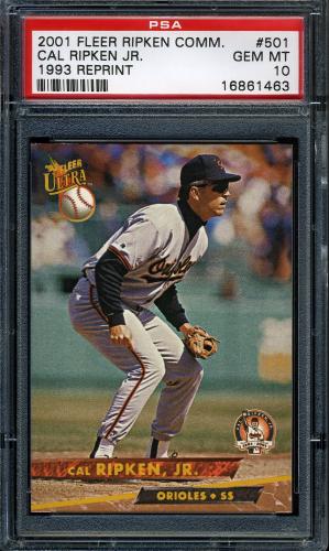 2001 Fleer Ripken Commemorative 50000 #52 Cal Ripken Jr. PSA 10 #16861463