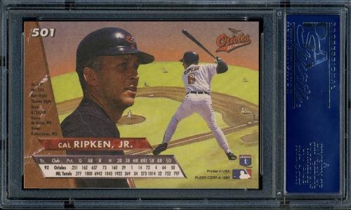 2001 Fleer Ripken Commemorative 50000 #52 Cal Ripken Jr. PSA 10 #16861463 - Back