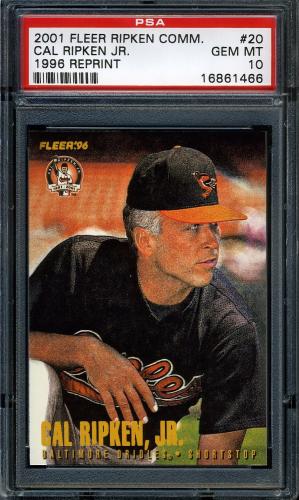 2001 Fleer Ripken Commemorative 50000 #55 Cal Ripken Jr. PSA 10 #16861466
