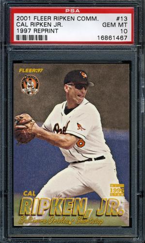 2001 Fleer Ripken Commemorative 50000 #56 Cal Ripken Jr. PSA 10 #16861467