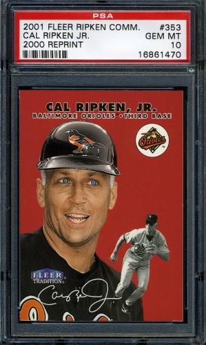 2001 Fleer Ripken Commemorative 50000 #59 Cal Ripken Jr. PSA 10 #16861470