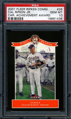 2001 Fleer Ripken Commemorative 50000 #26 Cal Ripken Jr. PSA 10 #16861438