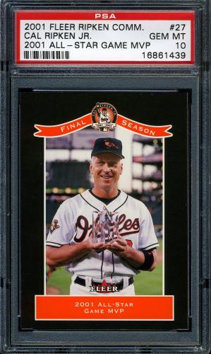 2001 Fleer Ripken Commemorative 50000 #27 Cal Ripken Jr. PSA 10 #16861439