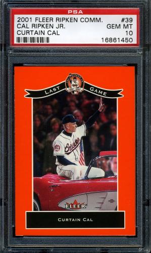 2001 Fleer Ripken Commemorative 50000 #39 Cal Ripken Jr. PSA 10 #16861450