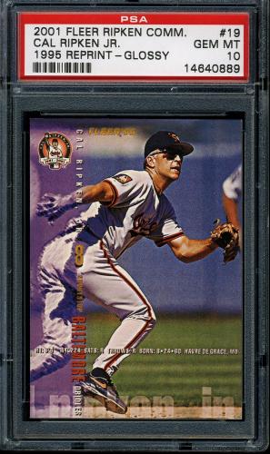 2001 Fleer Ripken Commemorative 2632 Glossy #54 Cal Ripken Jr. PSA 10 #14640889