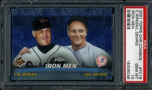 2001 Topps Chrome Combos #TC16 Ironmen PSA 10 #18308039