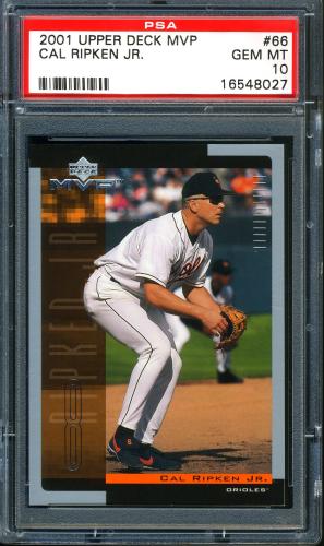 2001 Upper Deck MVP #66 Cal Ripken PSA 10 #16548027