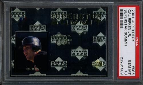 2001 Upper Deck Superstar Summit #SS5 Cal Ripken PSA 10 #22281589