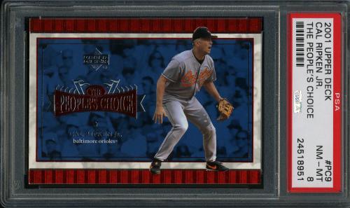 2001 Upper Deck People's Choice #PC9 Cal Ripken PSA 8 #24518951