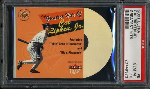 2001 Ultra Greatest Hits #5 Cal Ripken PSA 10 #20749373