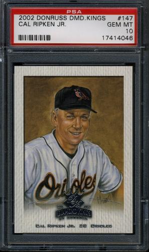 2002 Diamond Kings #147 Cal Ripken SP PSA 10 #17414046