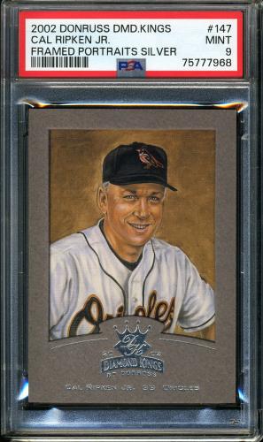 2002 Diamond Kings Silver Foil #147 Cal Ripken PSA 9 #75777968