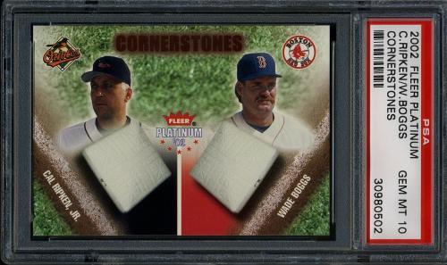 2002 Fleer Platinum Cornerstones #38 C.Ripken/W.Boggs PSA 10 #30980502