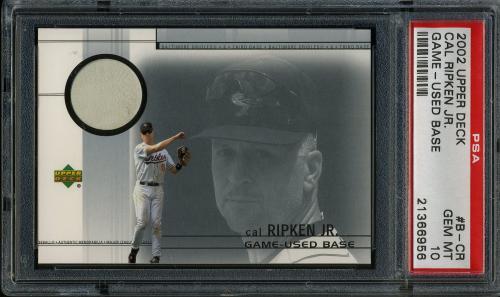 2002 Upper Deck Game Base #BCR Cal Ripken PSA 10 #21366956