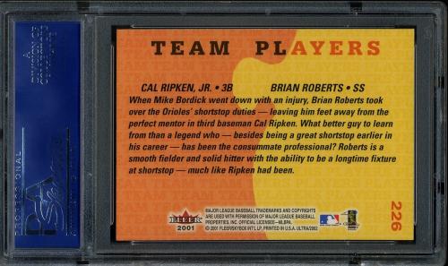 2002 Ultra #226 C.Ripken/B.Roberts PSA 10 #14505122 - Back