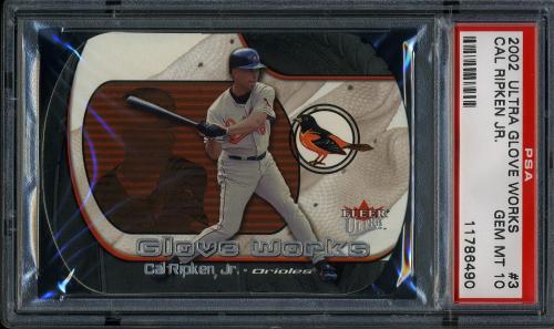 2002 Ultra Glove Works #3 Cal Ripken PSA 10 #11786490