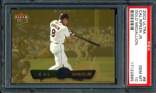 2002 Ultra Gold Medallion #008 Cal Ripken PSA 10 #17122885