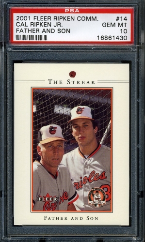 2001 Fleer Ripken Commemorative 50000 #14 Cal Ripken Jr. PSA 10 #16861430