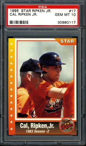 1995 Star Ripken 080 #017 Cal Ripken-1983 Season-2 PSA 10 #30980117
