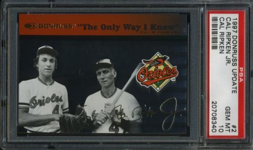 1997 Donruss Ripken The Only Way I Know #02 Cal Ripken PSA 10 #20708340