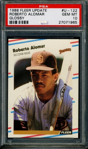 1988 Fleer Update Glossy #U-122 Roberto Alomar PSA 10 #27071965
