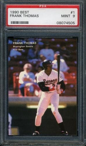 1990 Best #1 Frank Thomas PSA 9.5 #08074505