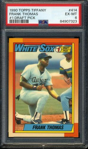 1990 Topps Tiffany #414 Frank Thomas PSA 6 #84907323