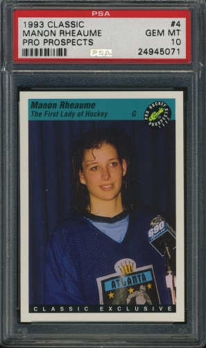 1993 Classic Pro Prospects #4 Manon Rheaume PSA 10 #24945071
