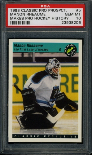 1993 Classic Pro Prospects #5 Manon Rheaume PSA 10 #23938206