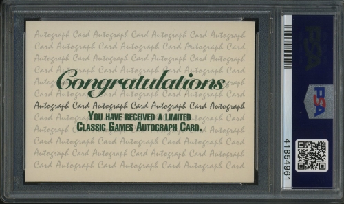 1993 Classic Pro Prospects #AU2 M.Rheaume AU/ 6500 PSA 9 #41854961 - Back