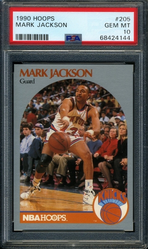 1990 Hoops #205 Mark Jackson/Lyle and Erik Menendez in background PSA 10 #68424144
