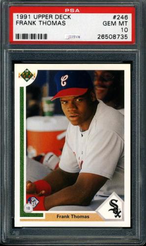 1991 Upper Deck #246 Frank Thomas PSA 10 #26508735