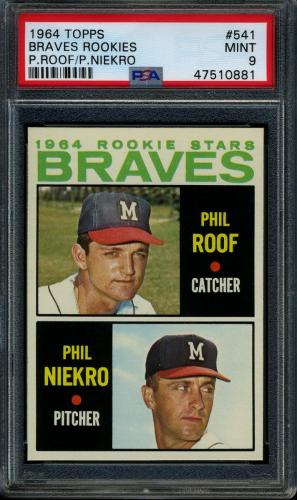 1964 Topps #541 Phil Niekro PSA 9 #47510881