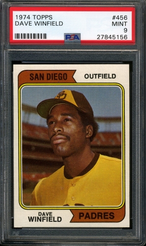 1974 Topps #456 Dave Winfield PSA 9 #27845156